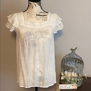 Lightweight Gauze Lauren Conrad Top